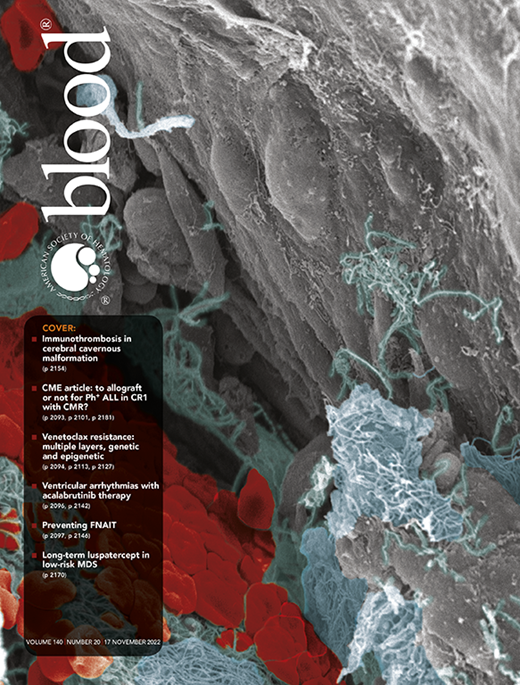 Blood Cover Image for Volume 140, Issue 20