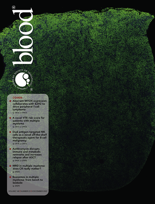 Blood Cover Image for Volume 140, Issue 23