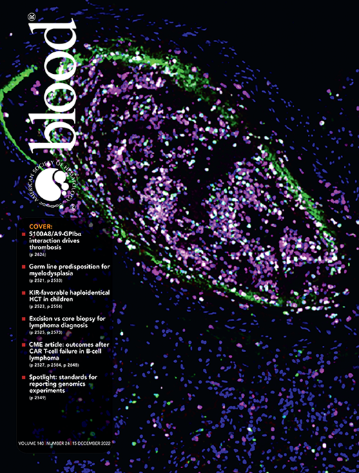 Blood Cover Image for Volume 140, Issue 24