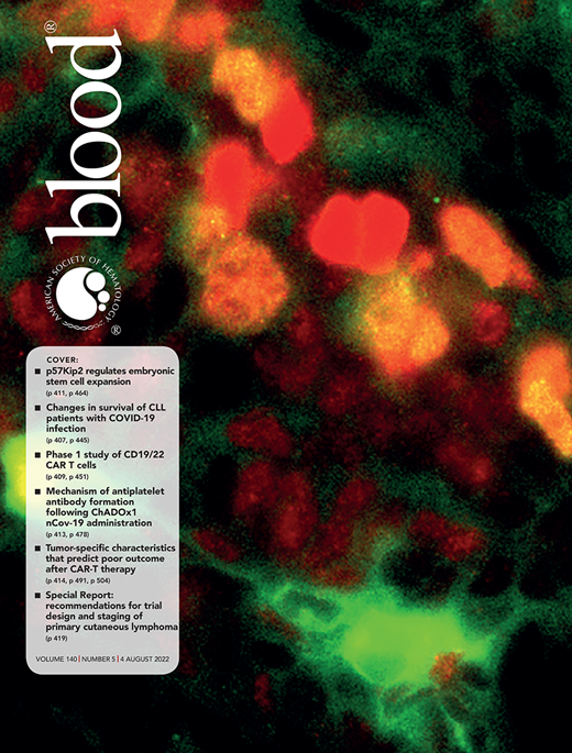 Blood Cover Image for Volume 140, Issue 5