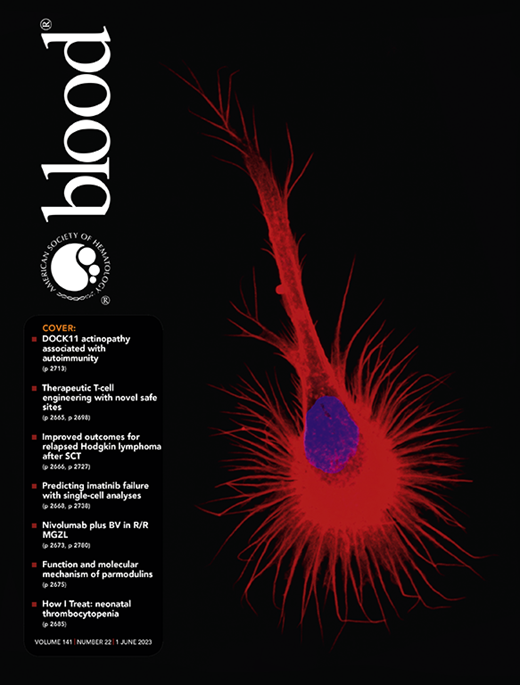 Blood Cover Image for Volume 141, Issue 22