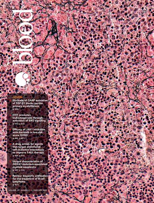 Blood Cover Image for Volume 141, Issue 5