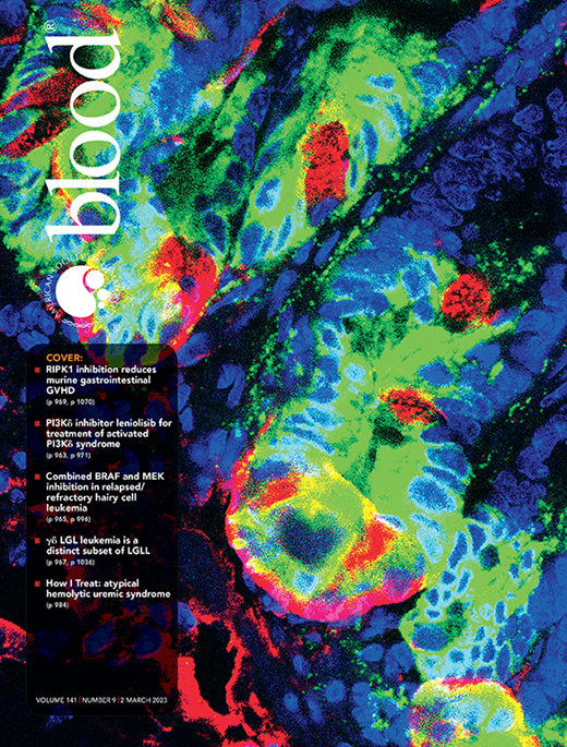 Blood Cover Image for Volume 141, Issue 9