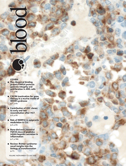 Blood Cover Image for Volume 142, Issue 1