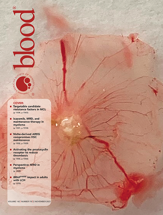 Blood Cover Image for Volume 142, Issue 18
