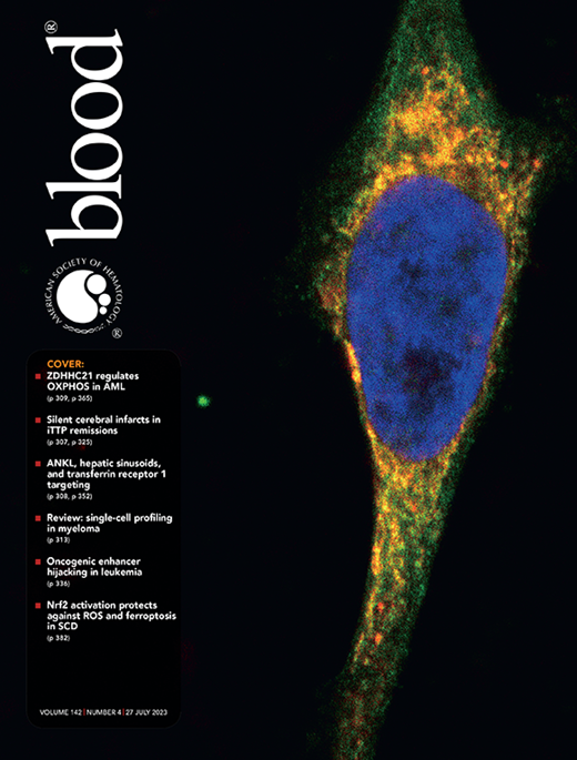 Blood Cover Image for Volume 142, Issue 4