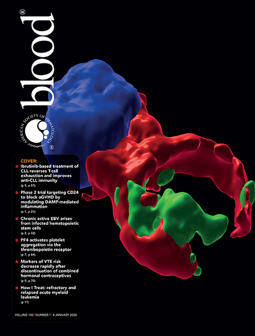 Blood Cover Image for Volume 143, Issue 1