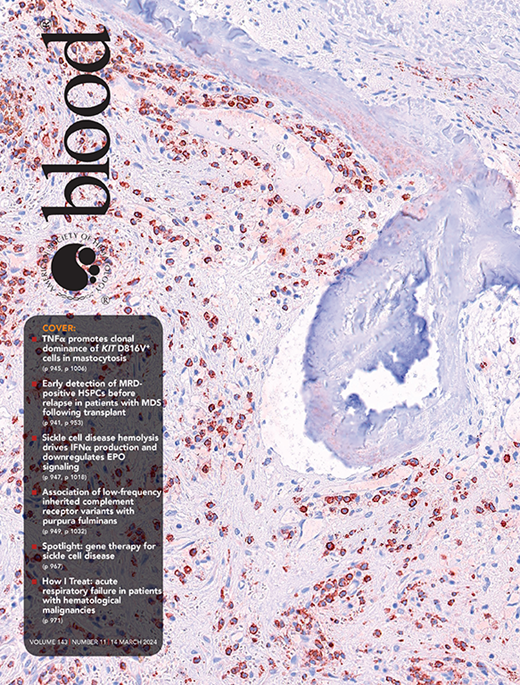 Blood Cover Image for Volume 143, Issue 11