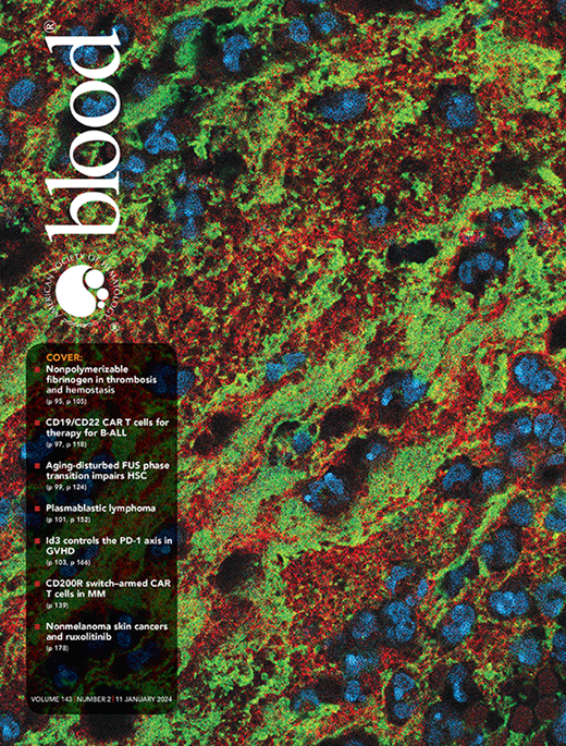 Blood Cover Image for Volume 143, Issue 2