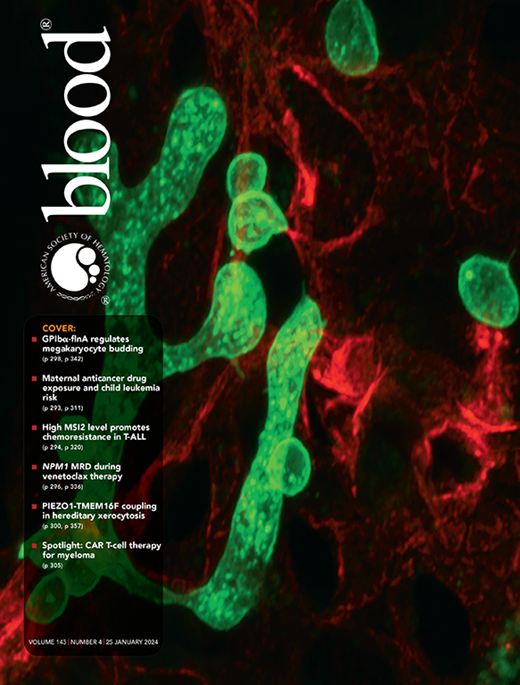 Blood Cover Image for Volume 143, Issue 4