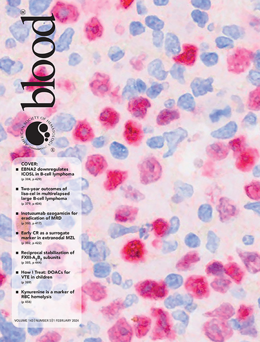 Blood Cover Image for Volume 143, Issue 5