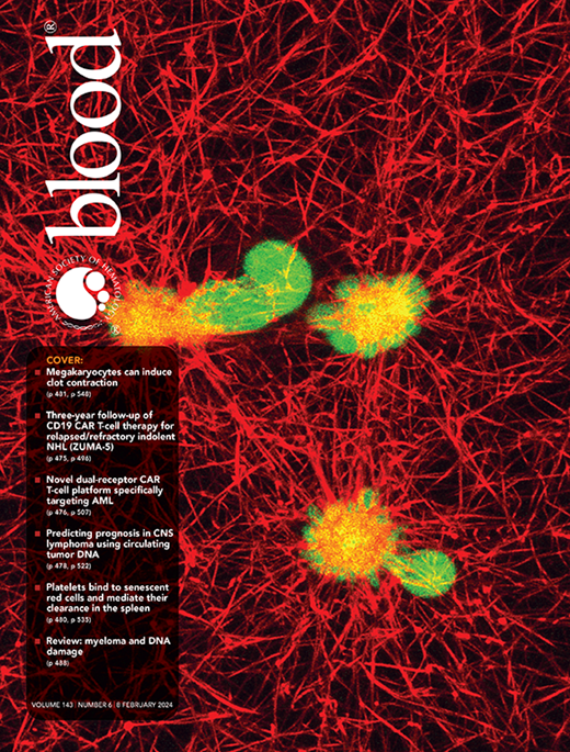 Blood Cover Image for Volume 143, Issue 6