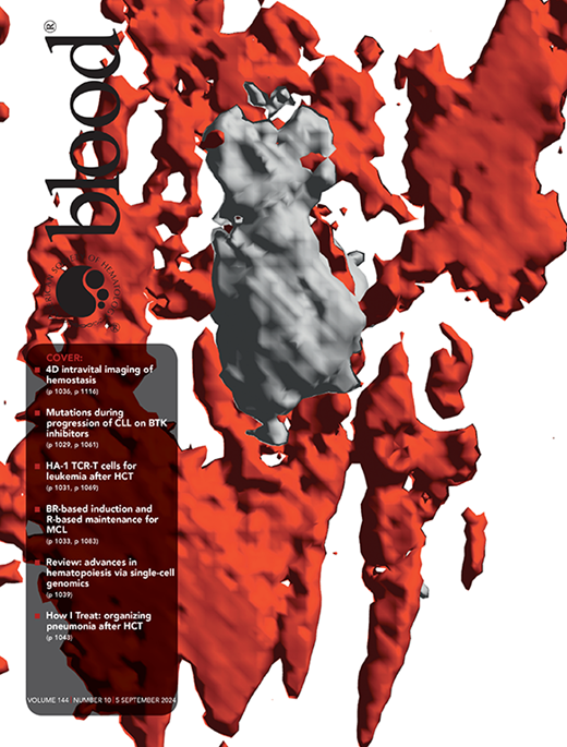 Blood Cover Image for Volume 144, Issue 10