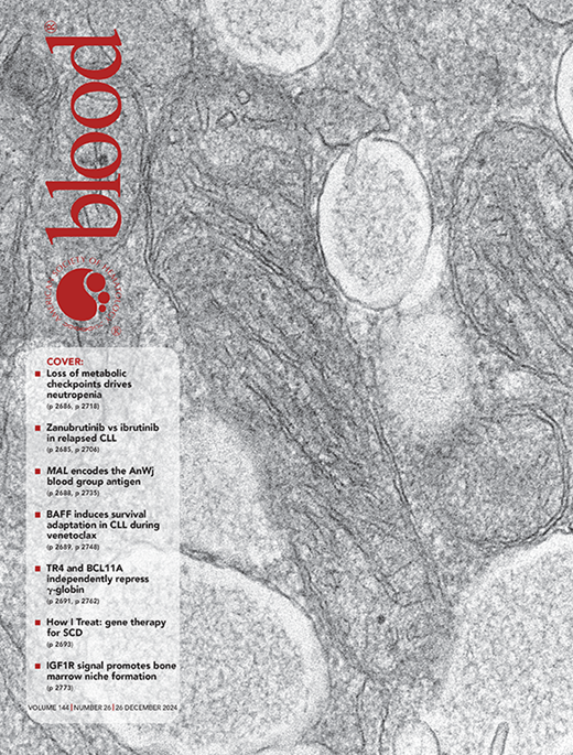 Blood Cover Image for Volume 144, Issue 26