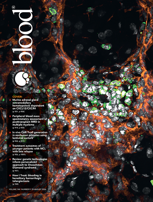 Blood Cover Image for Volume 144, Issue 9