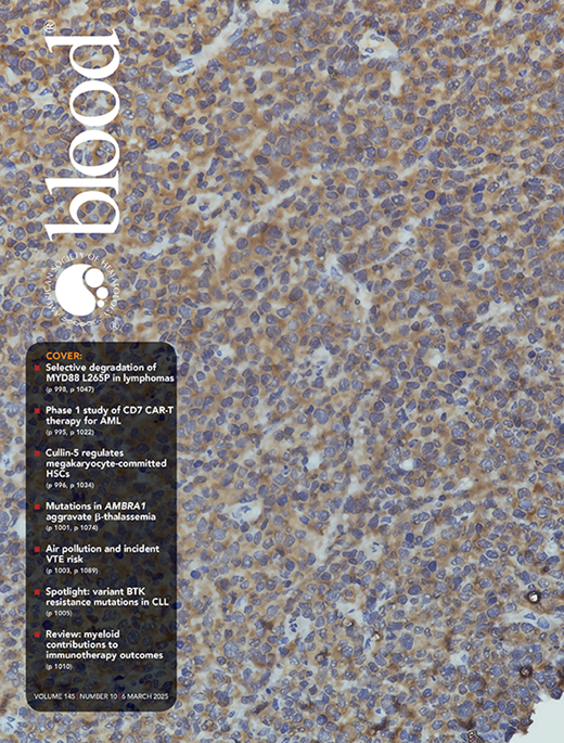 Blood Cover Image for Volume 145, Issue 10