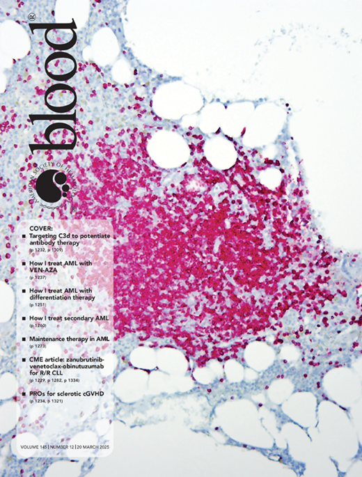 Blood Cover Image for Volume 145, Issue 12