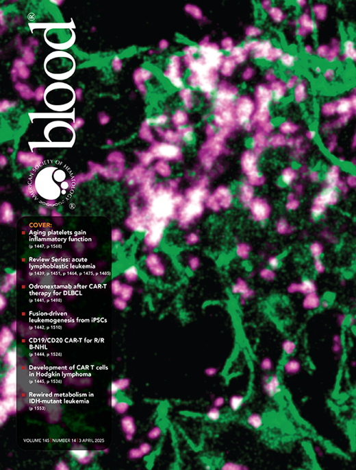 Blood Cover Image for Volume 145, Issue 14