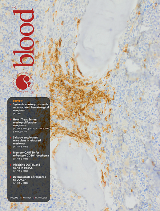 Blood Cover Image for Volume 145, Issue 16