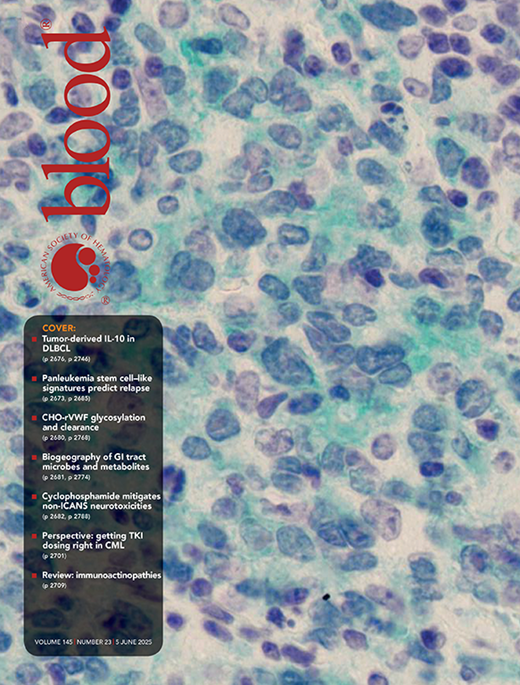 Blood Cover Image for Volume 145, Issue 23