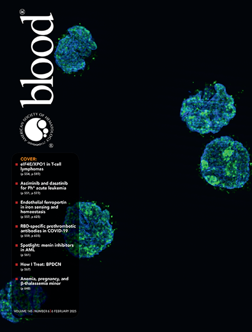 Blood Cover Image for Volume 145, Issue 6