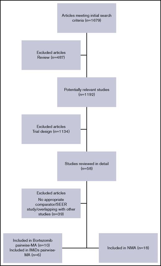 Figure 1. PRISMA flowchart for study selection and review. MA, meta-analysis; PRISMA, preferred reporting items for systematic reviews and meta‐analyses (checklist); SEER, Surveillance, Epidemiology, and End Results (program).