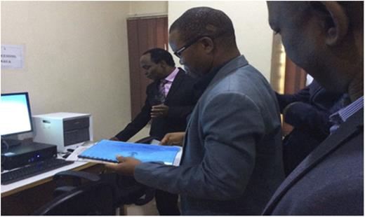 Figure 2. Commissioning of the PCR laboratory at National Hospital Abuja.