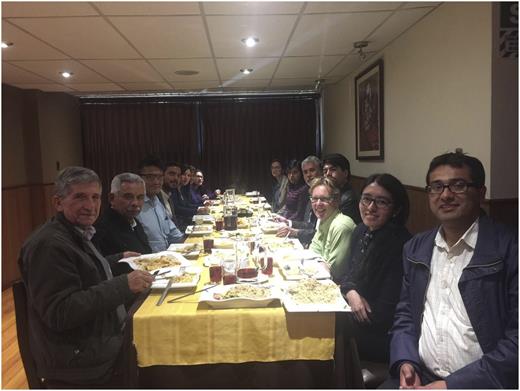 Peruvian Society of Hematology meeting with Laura Johnston, ASH-HVO volunteer.