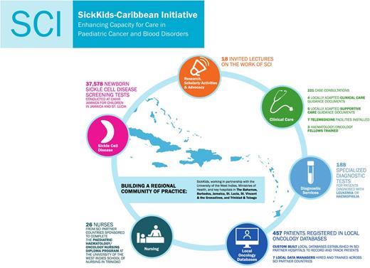 Reproduced from the SickKids-Caribbean Initiative (SCI) Annual Progress Report 2016-2017.