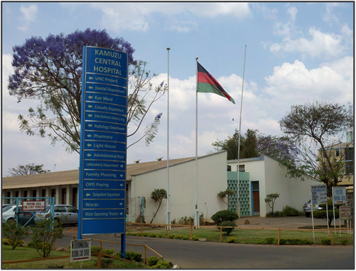 Kamuzu Central Hospital.