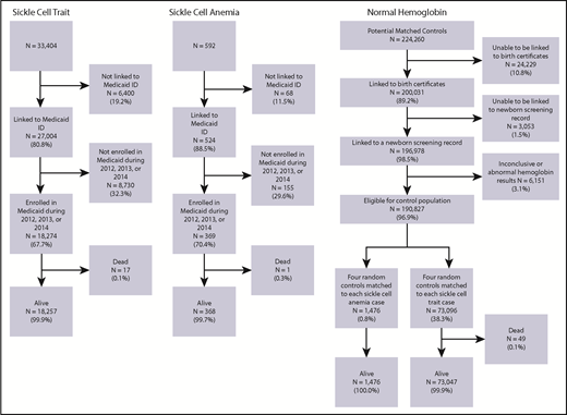 Figure 1. Study population selection process; Michigan births 1997 to 2014.