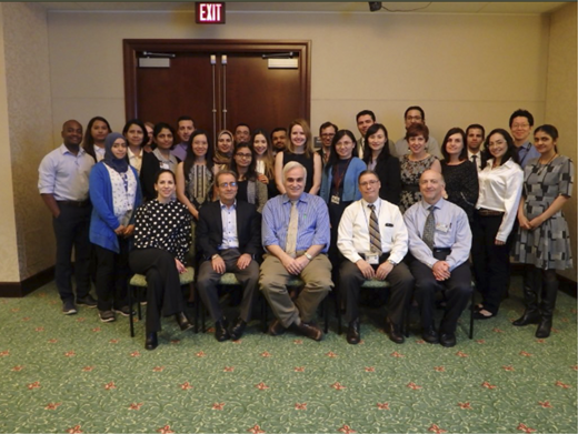 Alumni of EndCancer meeting at MD Anderson Cancer Center, Houston, Texas, April 30, 2018.