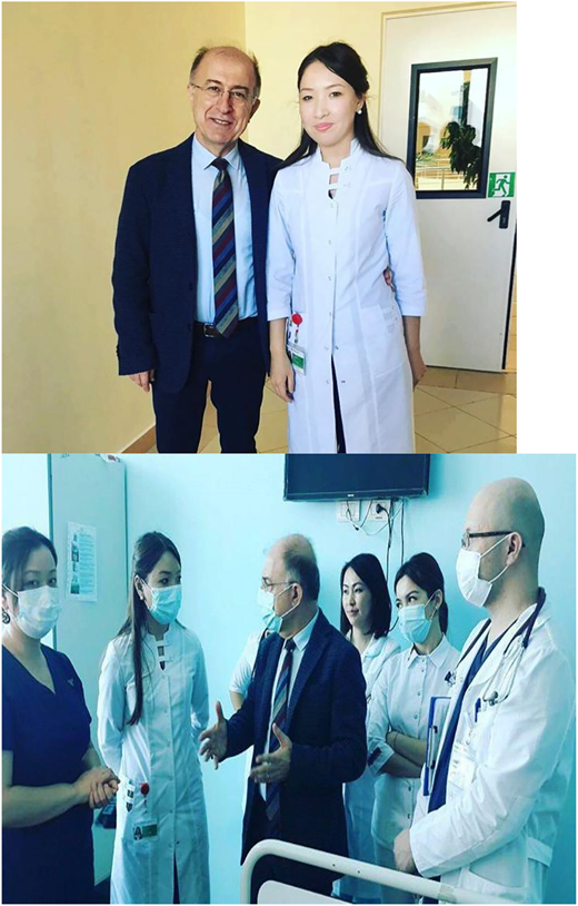 Discussion with Prof. Dr. Mehmet Akif Yeşilipek at the Medical Park Antalya, Istanbul.