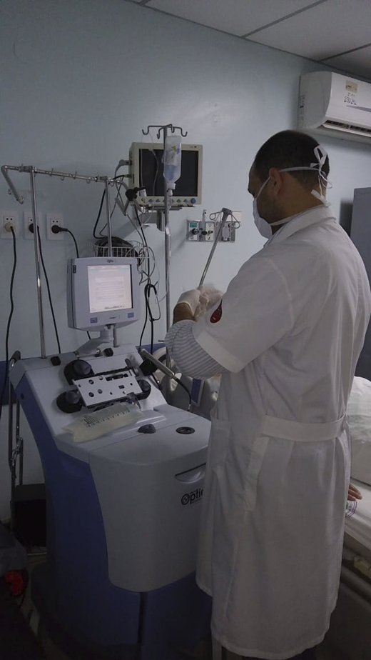 Apheresis machine used for collecting stem cells for autologous and allogeneic SCTs from peripheral blood.