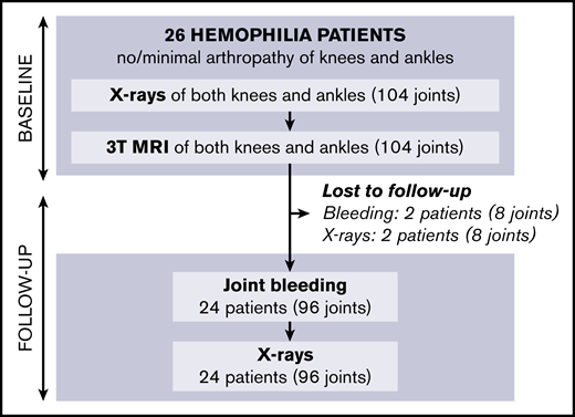 Flowchart on follow-up of patients.