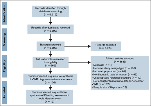 Study flow diagram for included studies.