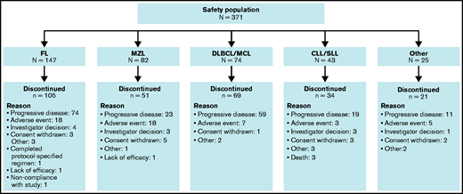 Patient disposition. MCL, mantle cell lymphoma.