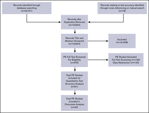 PRISMA flow diagram for study selection.