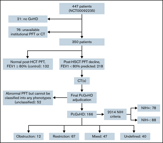 Consort flow diagram of the study cohort.