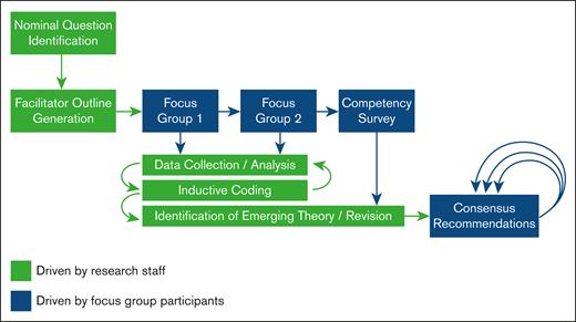 Study design using modified nominal group technique.
