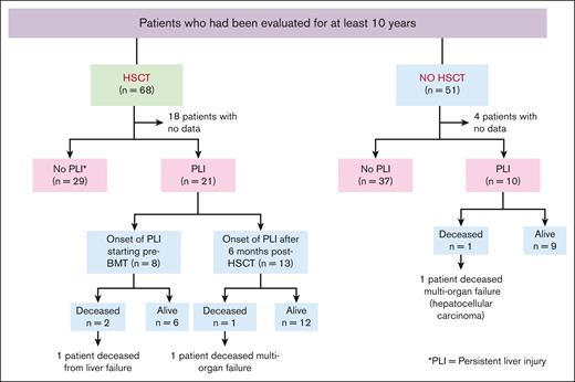 Patients with FA with PLI.