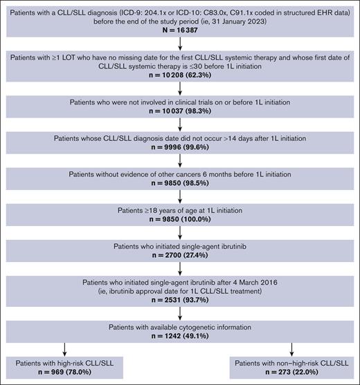 Patient selection flowchart. ICD-9/10, International Classification of Diseases, 9th/10th revision.