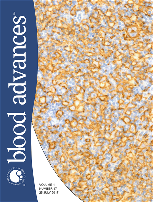 Blood Advances Cover Image for Volume 1, Issue 17