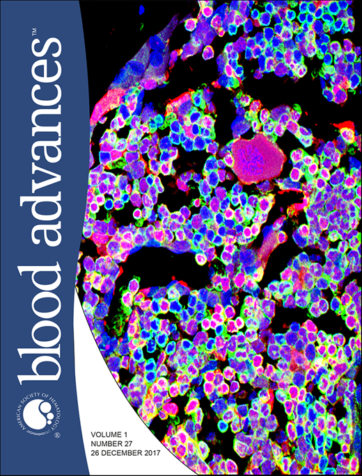Blood Advances Cover Image for Volume 1, Issue 27