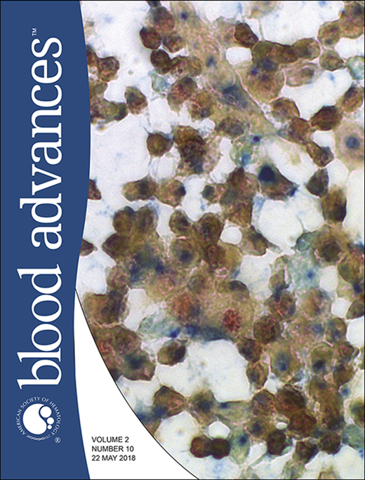 Blood Advances Cover Image for Volume 2, Issue 10