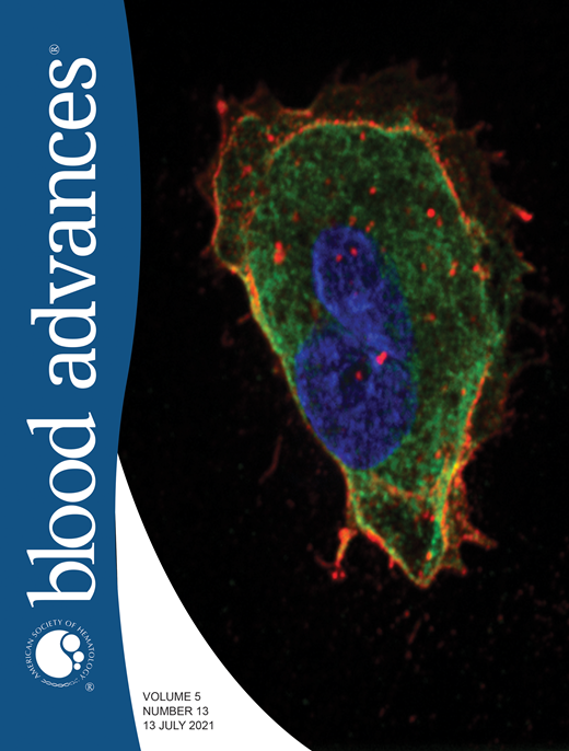 Blood Advances Cover Image for Volume 5, Issue 13