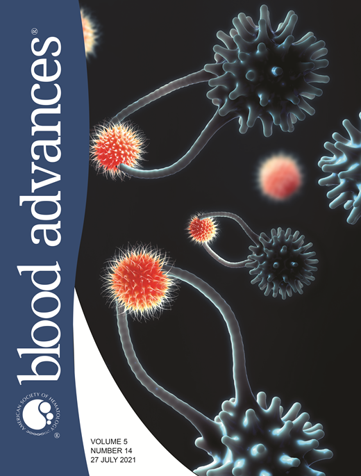 Blood Advances Cover Image for Volume 5, Issue 14