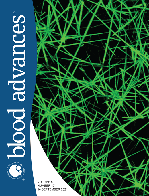 Blood Advances Cover Image for Volume 5, Issue 17