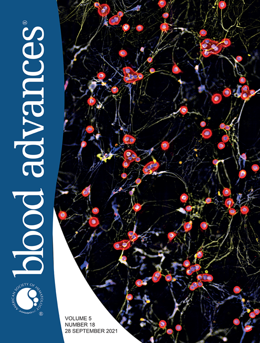 Blood Advances Cover Image for Volume 5, Issue 18