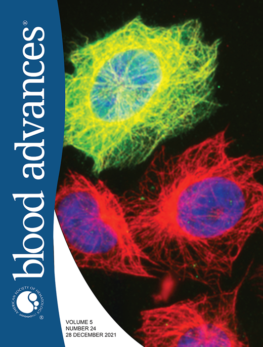 Blood Advances Cover Image for Volume 5, Issue 24
